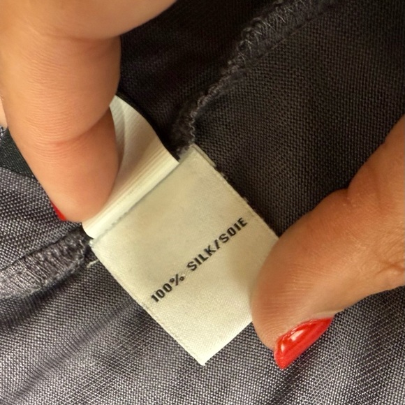 Diane von Furstenberg 100% Silk Wrap Dress Size 2 Gray Geometric Print - Picture 6 of 6